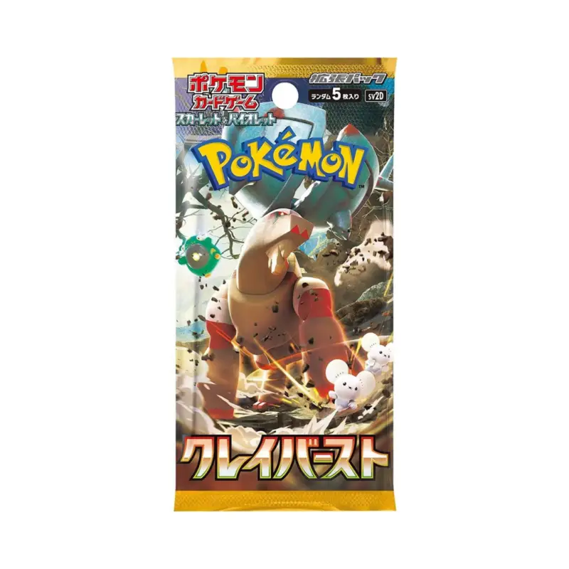 Clay Burst Pokemon Booster