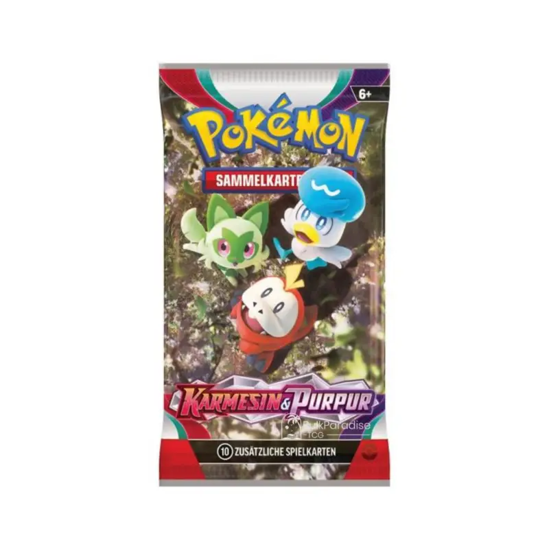 Pokemon Booster Karmesin Purpur