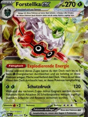 Pokemon Karte Forstellka EX