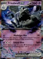 Pokemon Karte Friedwuff EX