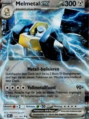 Pokemon Karte Melmetal EX