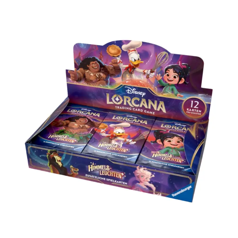 Disney Lorcana Himmelsleuchten Booster Display Deutsch