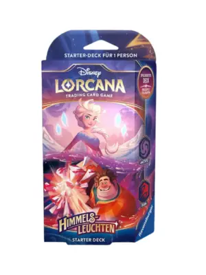 Disney Lorcana Himmelsleuchten Starter Deck Amethyst Rubin Deutsch