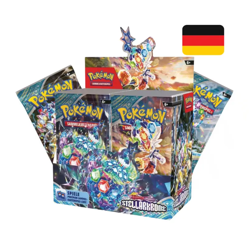 Pokemon Display Stellarkrone Deutsch mit 36 Booster Packs