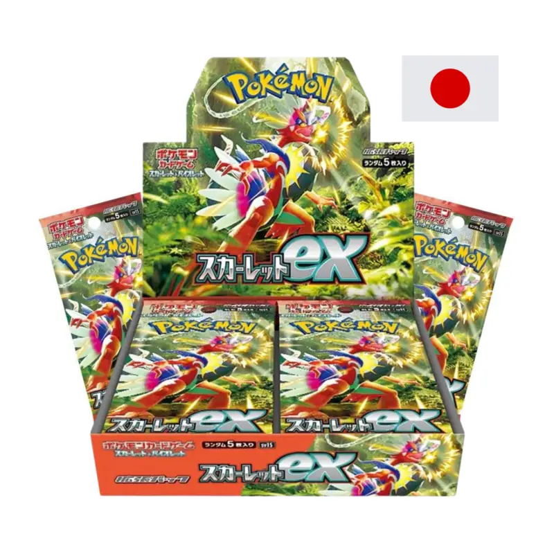 Pokemon Scarlet EX Booster Box Display