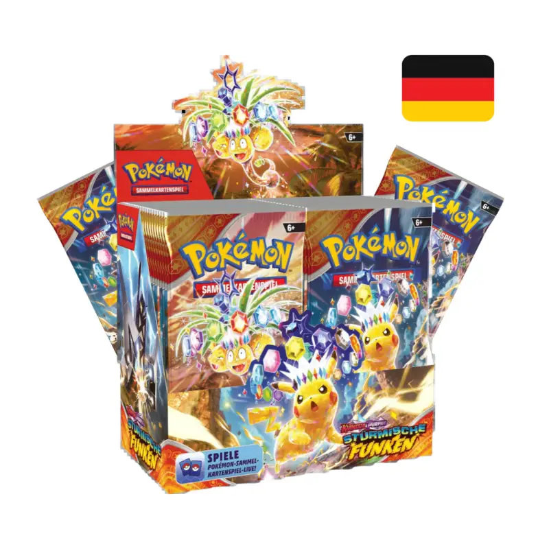 Pokemon Display Stürmische Funken Deutsch OVP Neu Deutsch Original Karten TCG