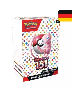 Pokemon 151 Booster Bundle 6 Packs deutsch