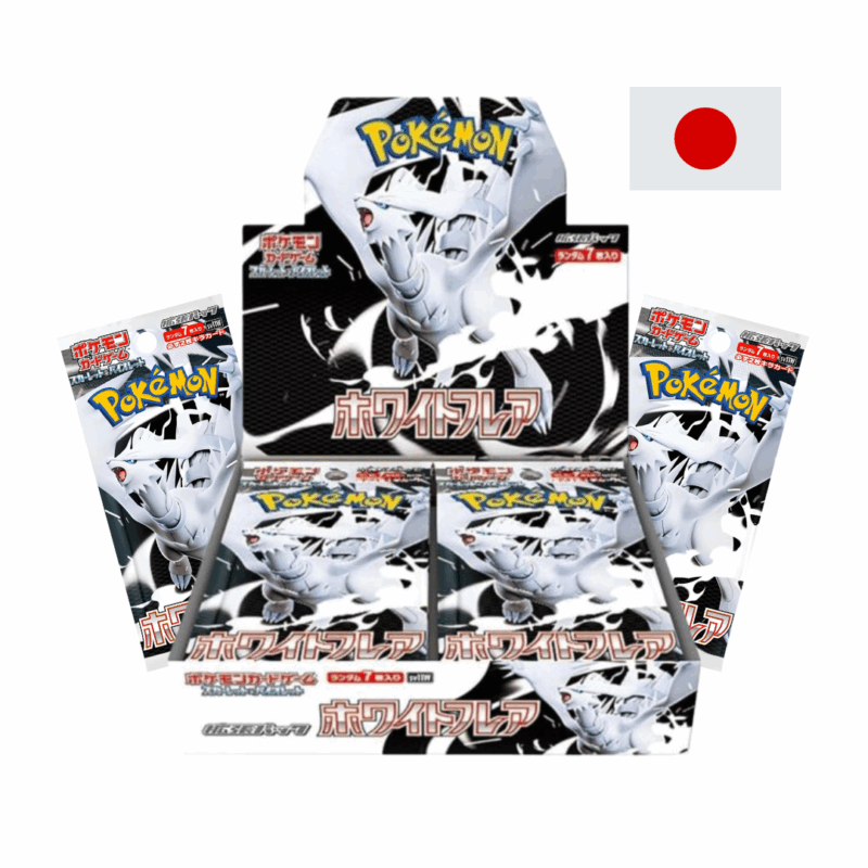 Pokemon Booster Box Display Japanisch White Flair