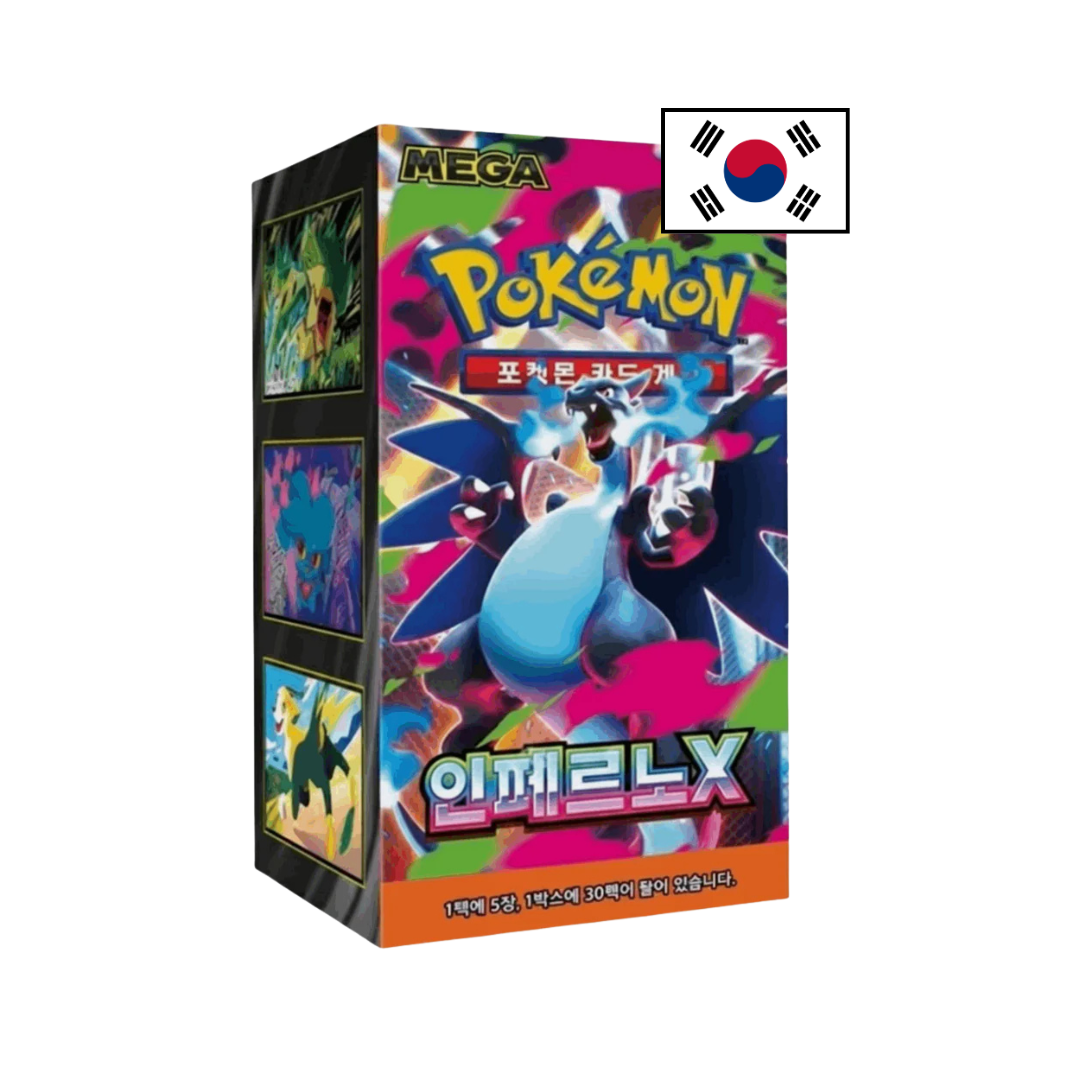 Pokemon Display Booster Box Inferno X Mega Glurak Edition