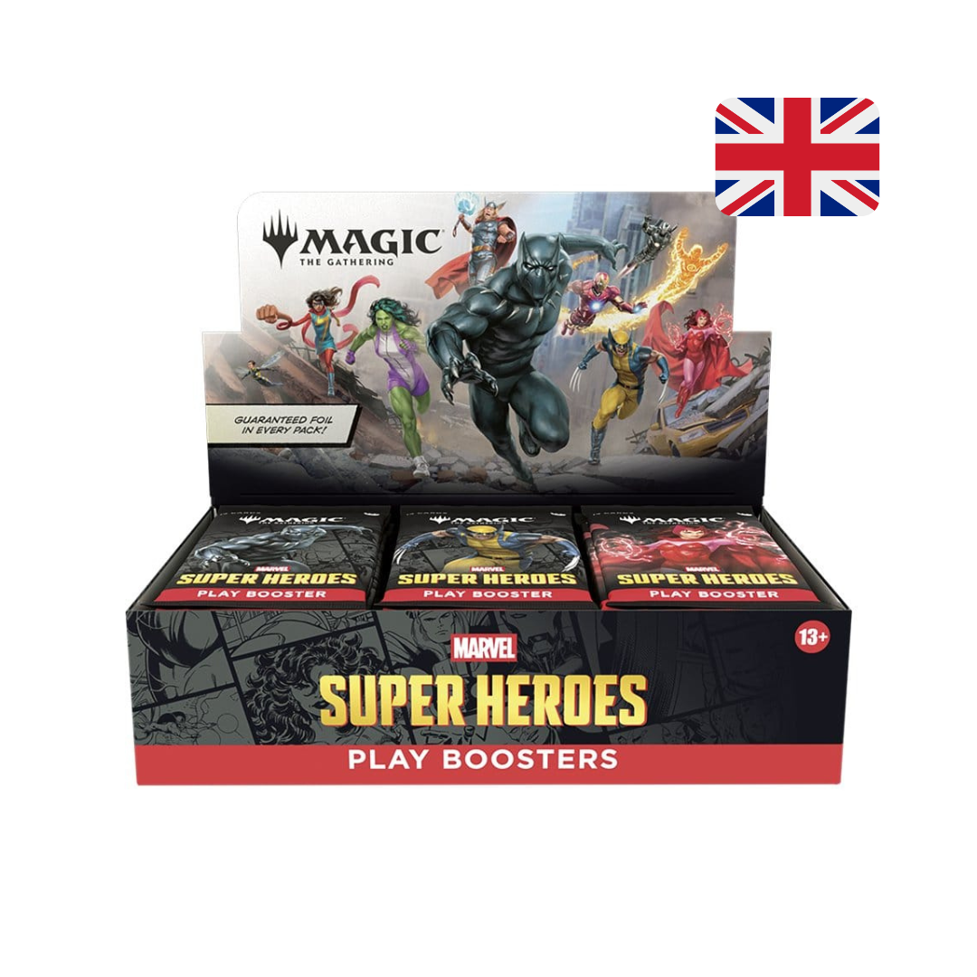 Magic the Gathering Marvel Super Heroes Play-Booster Display (30) englisch Sammelkarten Magic the Gathering
