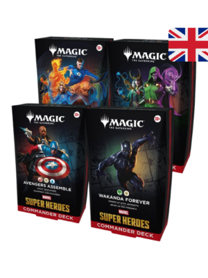 Magic Marvel Super Heroes - Commander Deck Display (4) - Englisch
