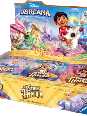 Disney Lorcana TCG: Die Stadt Hyperia - Booster Display mit 24 Booster Packs (Deutsch)