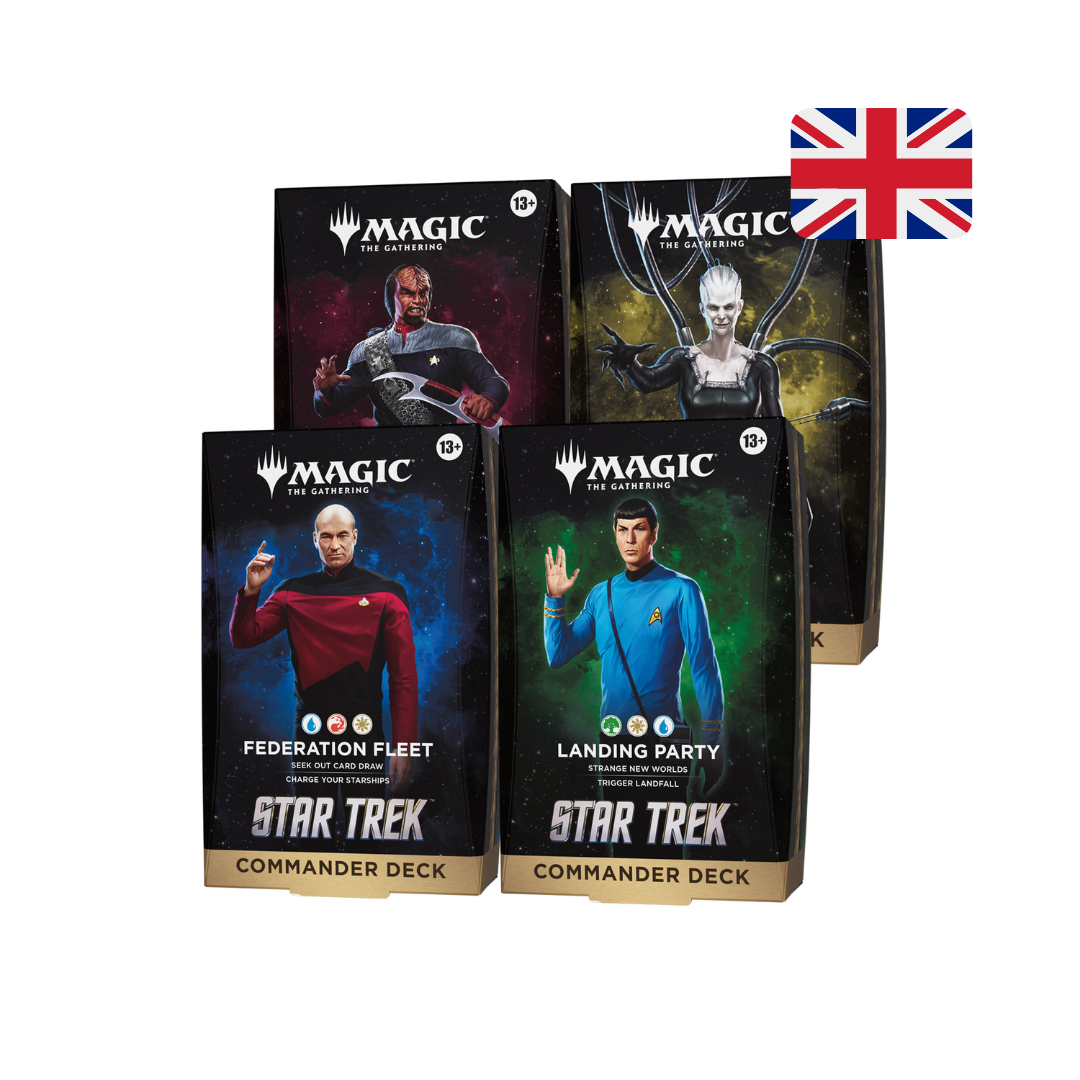 Magic Star Trek Commander Deck Set (4) Englisch