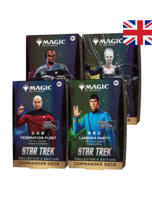 Magic Star Trek Commander COLLECTOR Deck Set (4) Englisch